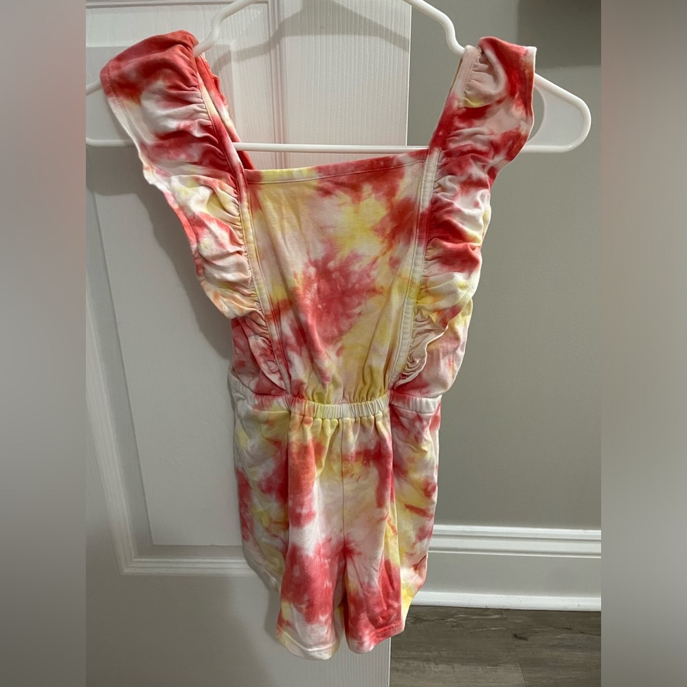 Tucker & Tate Tie-Dye Ruffle Romper